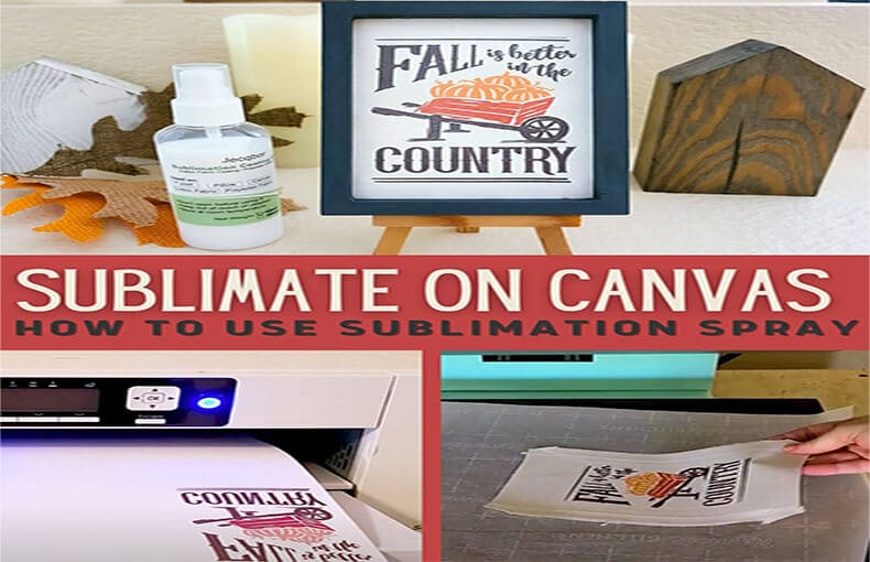 how to sublimate sublimation canvas