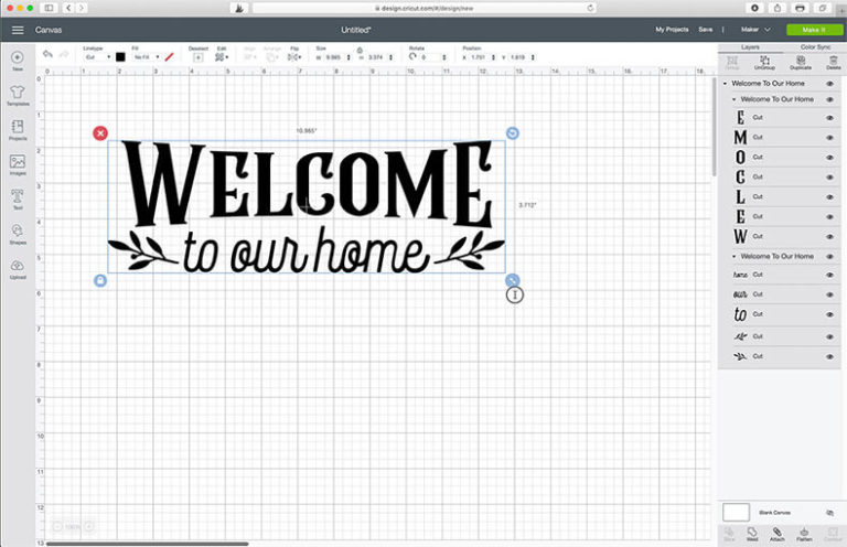How to Curve Text in Cricut Design Space